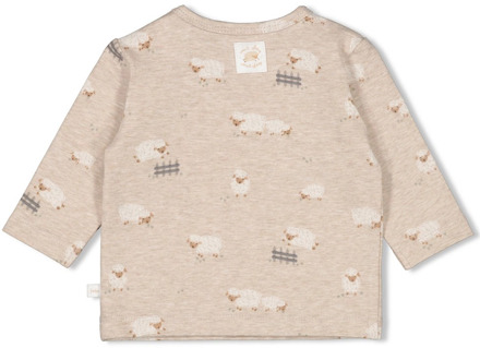 Feetje unisex longsleeve Taupe - 74