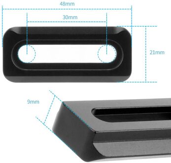 Feichao Camera 42Mm/48Mm/54Mm/63Mm Rail Slider Systeem Voor Nato Amera Houder beugel Met 3/8 Schroef Gat Voor Slr Camera Cage Rig