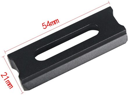 Feichao Camera 42Mm/48Mm/54Mm/63Mm Rail Slider Systeem Voor Nato Amera Houder beugel Met 3/8 Schroef Gat Voor Slr Camera Cage Rig