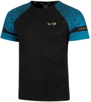 Feisty Geo T-shirt Heren-Zwart - M