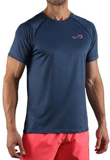 Feisty Hexagon T-shirt Heren-Blauw - XL