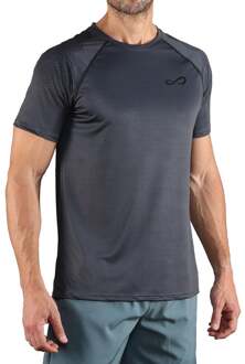 Feisty Hexagon T-shirt Heren-Grijs - XL