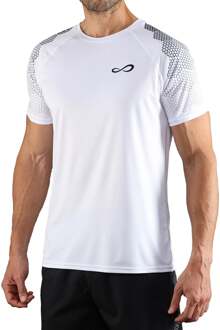 Feisty Hexagon T-shirt Heren-Wit - S,M,L,XL,XXL