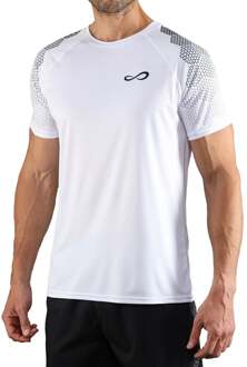 Feisty Hexagon T-shirt Heren-Wit - XXL