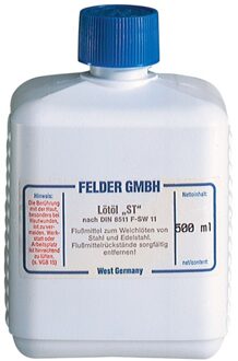 Felder Soldeerolie- | 500 ml fles | DIN/EN29454-1 | 1 stuk - 24100061 24100061
