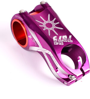 Felice Mtb Fiets Stuurpen Ultralight Fiets Stuur Riser-17 Graden 60 Mm Grote Wiel Diameter Xc/Am 31.8/35 Mm Felice paars