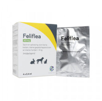 Feliflea 40mg tot 4 kg Spot-On 4 stuks