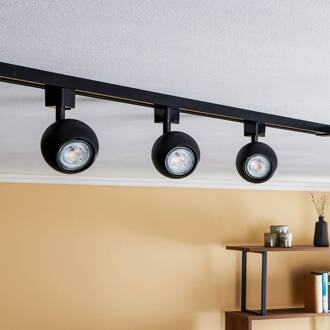Felipo 1-circuit railsystem 3-lamps zwart