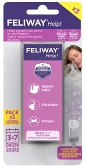 Feliway Help Kat Navulling 3-pack - Anti Stress - 3x3,4 gram
