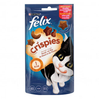 FELIX Crispies Snacks combipack kattensnoep Per 4