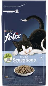 FELIX Droog Senior Sensations - Kattenvoer - 4 kg