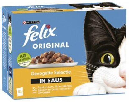 Felix - Multipak Gevogelte Selectie in Saus