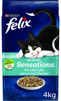 FELIX Ocean Sensations - Kattenvoer Zalm, Koolvis & Groenten - 4 kg