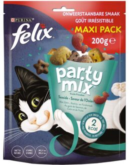 FELIX Party Mix Seaside - Kattensnacks - Forel - Zalm - 200 gram