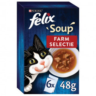 FELIX Soup Countryside - Kattensnack - Kip - Rund - 0,006 kg