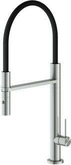 Fellow keukenmengkraan - Met flexibele uitneembare handdouche - RVS - FKM11IX