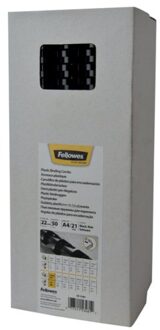 Fellowes Bindrug Fellowes 22mm 21rings A4 zwart 50stuks