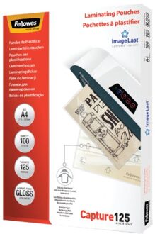 Fellowes Lamineerhoezen Capture 125 mic A4 (100 stuks)