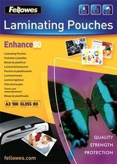 Fellowes Lamineerhoezen Enhance 80 mic A3 (100 stuks)