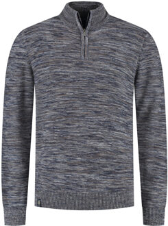 Fellows United Half Zip Pullover Random Knit Navy  3XL