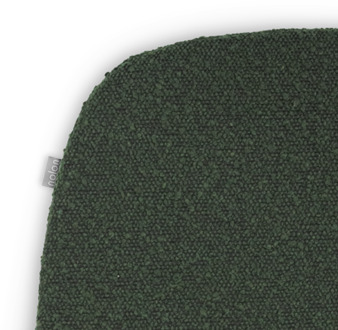 Fem zitkussen bouclé donkergroen