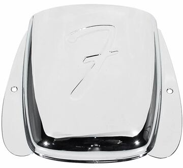 Fender 0010678000 bridge cover vintage Jazz Bass bridge cover vintage Jazz Bass, chroom