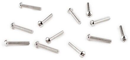 Fender 0015693049 intonation screws intonation screws, vintage Strat, 4-40 x 5/8, nikkel, 12 pcs