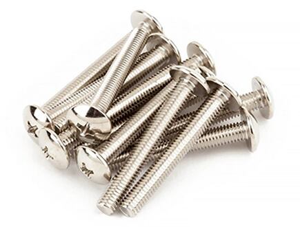 Fender 0036619049 chassis mounting screws, 10-32 x 1-1/2, philips, nickel, set of 12