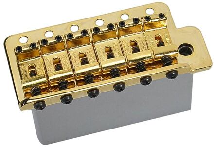 Fender 0053275000 tremolo assembly Mexico Vintage/Deluxe Player Strat, gold