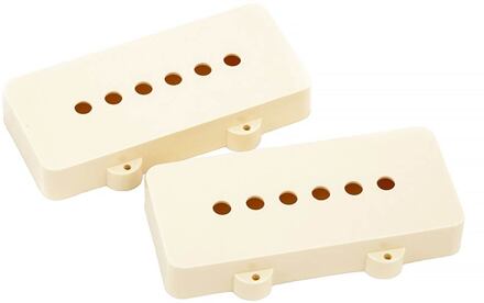 Fender 0054442049 pickup covers Jazzmaster, parchment, plastic, set of 2