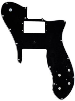 Fender 0054523049 slagplaat '72 Tele Custom slagplaat '72 Tele Custom, 16 schroefgaten, 3 ply, black