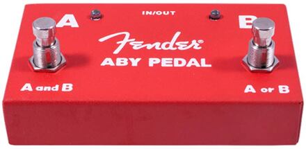 Fender 0234506000 ABY switch pedal, red