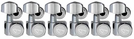 Fender 0990818100 stemmechanieken stemmechanieken, Schaller locking strat/tele, mounting materials included, chroom