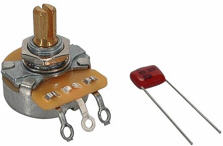 Fender 0990830000 250K potentiometer, .375" length bushing