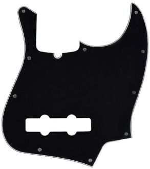 Fender 0991351000 slagplaat standard Jazz Bass® slagplaat standard Jazz Bass®, 10 schroefgaten, 3- ply, with truss rod notch, black