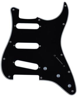 Fender 0991359000 slagplaat Strat® slagplaat Strat®, SSS, 11 schroefgaten, 3 ply, black