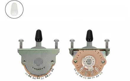 Fender 0991367000 lever switch, 5-way, for strat, bolts and cap included