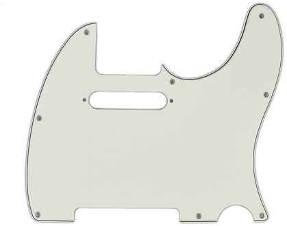 Fender 0991375000 slagplaat Standard Tele® slagplaat Standard Tele®, 8 schroefgaten, 3 ply, parchment