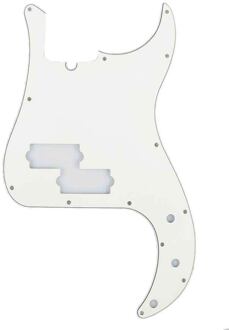 Fender 0991376000 slagplaat standard Precision Bass® slagplaat standard Precision Bass®, 13 schroefgaten, 3-ply, with truss rod notch, parchment