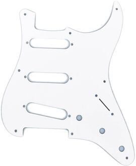 Fender 0992017000 slagplaat '57 Vintage Strat slagplaat '57 Vintage Strat, SSS, 8 schroefgaten, 1 ply, white
