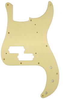 Fender 0992020000 slagplaat '57 Precision Bass® slagplaat '57 Precision Bass®, 10 schroefgaten, 1-ply, gold anodized