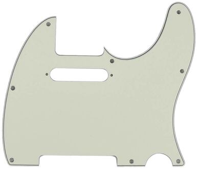Fender 0992154000 slagplaat Standard Tele® slagplaat Standard Tele®, 8 schroefgaten, 3 ply, mint green