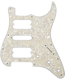 Fender 0992230000 slagplaat Strat Contemporary slagplaat Strat Contemporary, HSH, 11 schroefgaten, 4 ply, white pearl