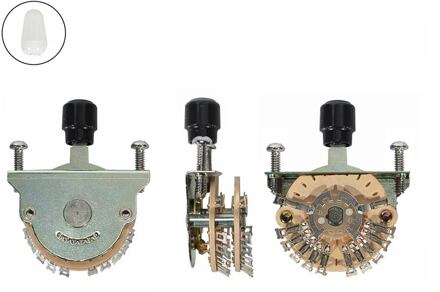 Fender 0992251000 lever switch, 5-way Super Switch, for custom wiring, bolts and cap included