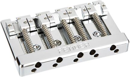 Fender 0994409000 bridge assembly HiMass 5-string Bass (wide), chrome with zinc saddles