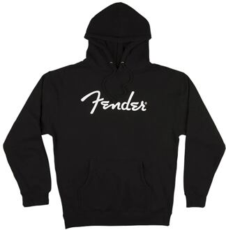 Fender 9113017606 Clothing spaghetti logo hoodie, black, XL