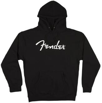Fender 9113017806 Clothing spaghetti logo hoodie, black, XXL