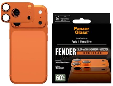 Fender Camera Protector voor de iPhone 17 Pro - Cosmic Orange Oranje