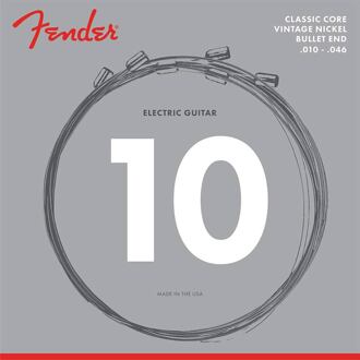 Fender F-3155R string set electric, vintage nickel, regular, bullet ends, 010-013-017-026-036-046