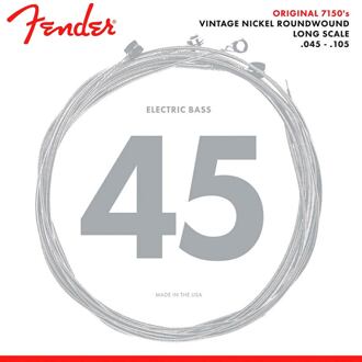 Fender F-7150M snarenset elektrische basgitaar snarenset elektrische basgitaar, pure nickel roundwound, medium, 045-065-085-105